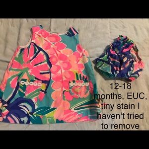 Multi exotic garden baby shift